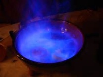 blue flame means ready to drink