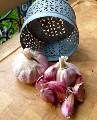 filled with rose garlic